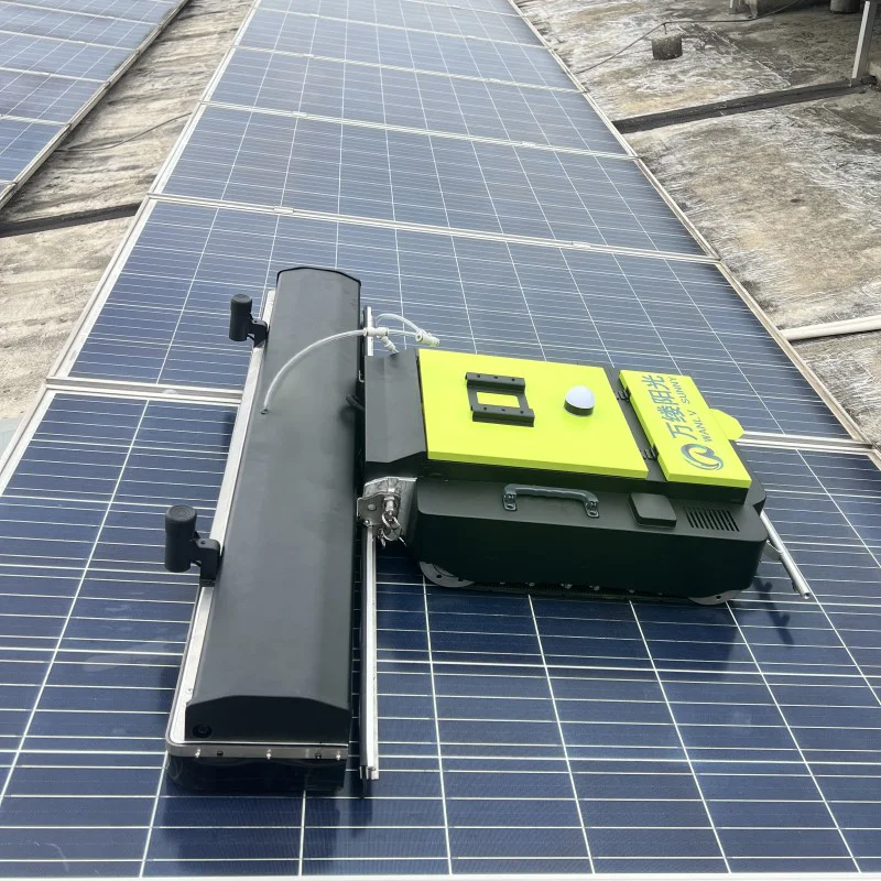 Rooftop Solar Panel Cleaning Robot