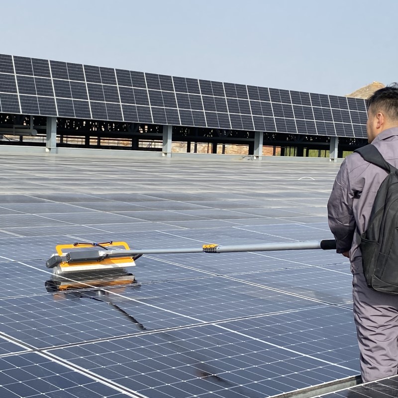 Solar Panel Brush with Long Handle Solar Panel Brush with Long Handle