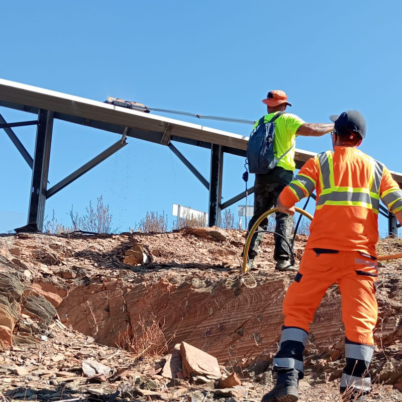 solar panel cleaning brush