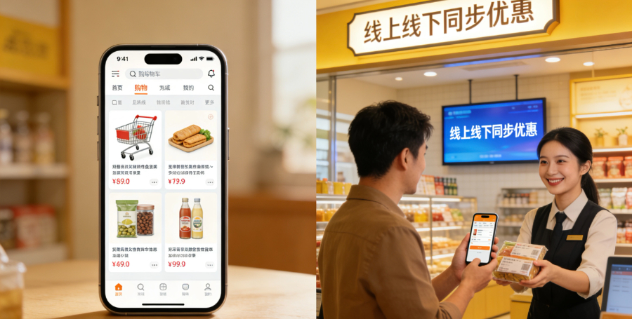咸阳企业OTO线上线下融合落地,OTO线上线下融合落地