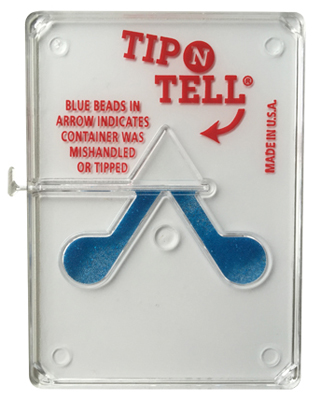 TIP N TELL防倾斜标签：物流运输防损的智能守护者