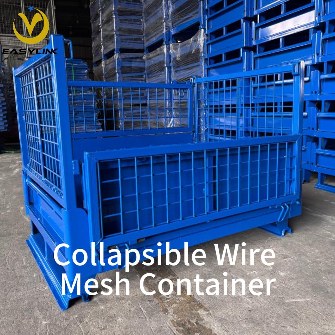 Metal Mesh Foldable Container | China Custom Factory