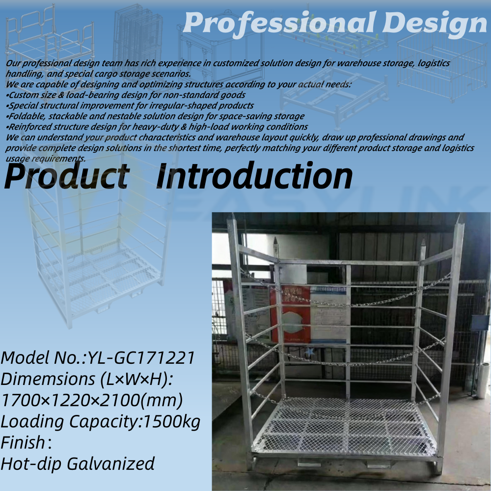Hot-dip Galvanized Gas Cylinder Storage Cage