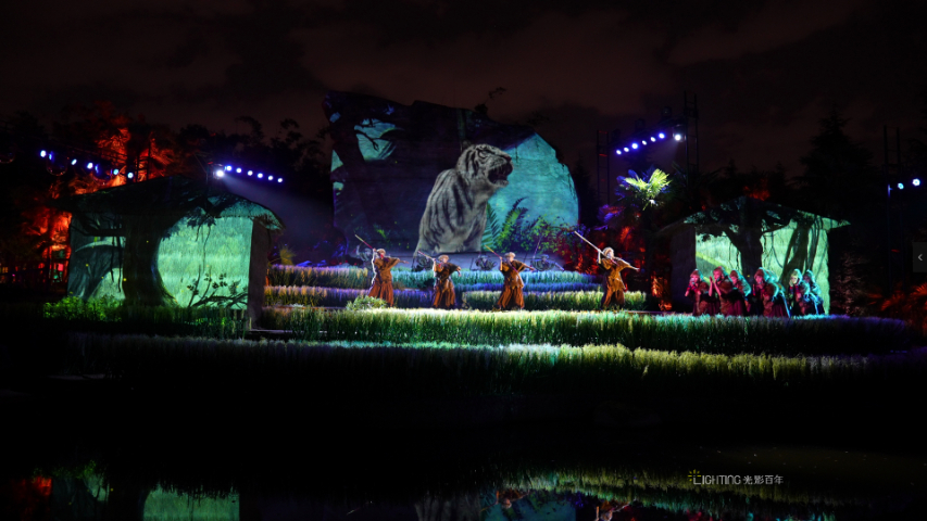 西藏夜游投影,夜游