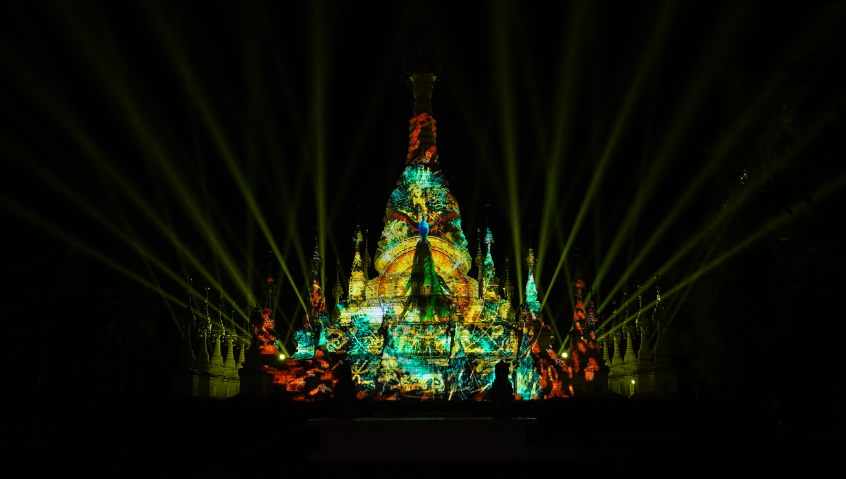 广东非遗灯光秀费用,光影秀