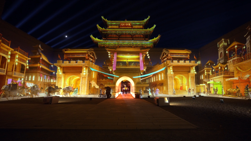 景点全息投影应用,全息投影