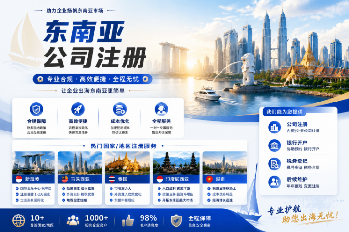 洛江区跨境电商东南亚公司注册需要什么材料,东南亚公司注册