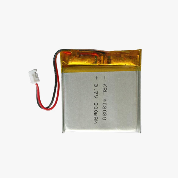 403030寬溫-20~85℃聚合物鋰電池3.7V 300mAh智能手環耳機遙控器玩具