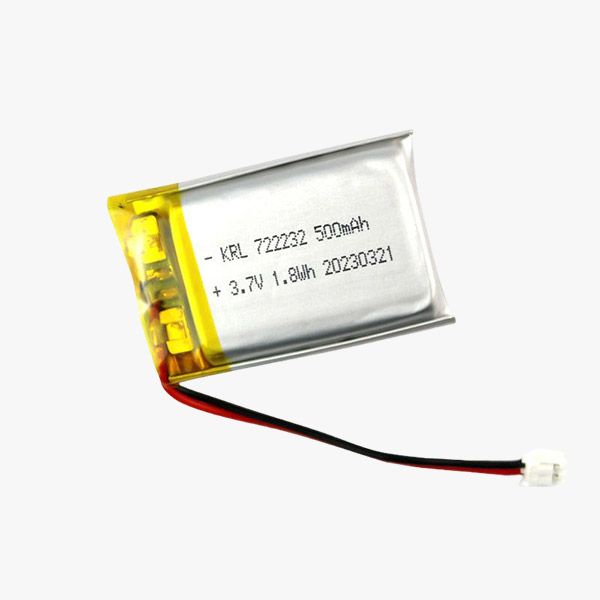 500mAh聚合物鋰電池3.7V鋰電芯工廠722232低溫-40℃鋰離子電池