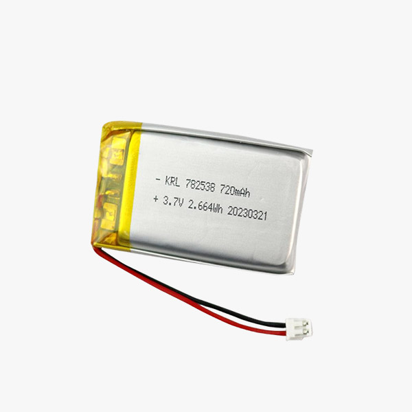 3.7V聚合物鋰電池電芯工廠 782538 720mah軟包離鋰子電池