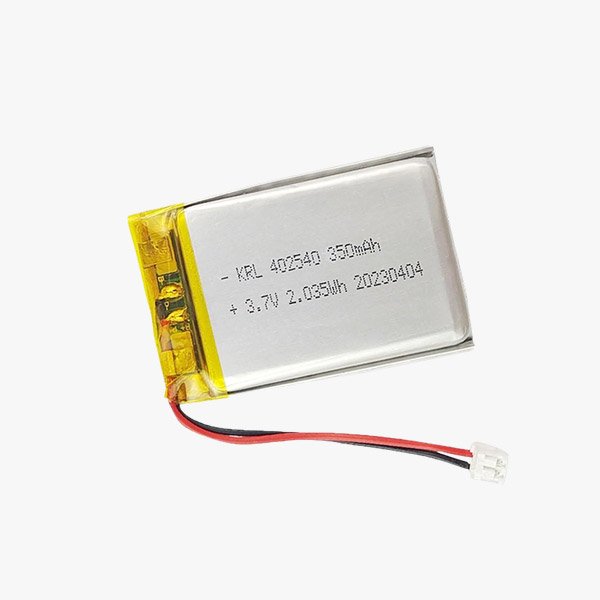 402540寬溫-20~85℃聚合物鋰電池3.7V 350mAh耳機玩具遙控器傳感器鼠標(biāo)