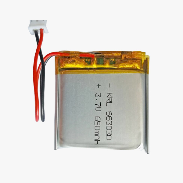 KRL 663030 3.7V 650mAh 高溫+85℃聚合物鋰電池電芯工廠