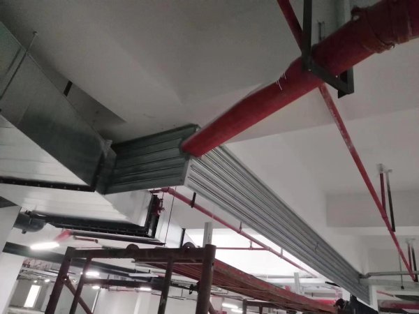 固定式鋼板擋煙垂壁