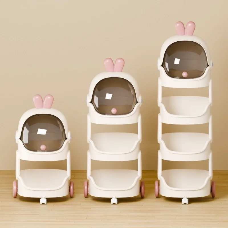 space rabbit toy storage organizer with wheels
