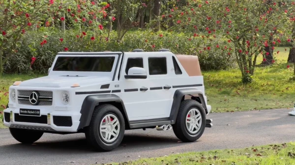 岳氏車業新品推出YSA1000奔馳G650授權~雙座兒童電動車